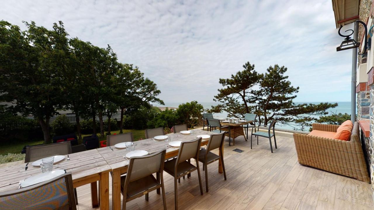 Les Roches Grises, Luxueuse Face Mer, 4etoiles, Et Jardin Panoramique, Societe La Clef Decamp Casa de férias Granville